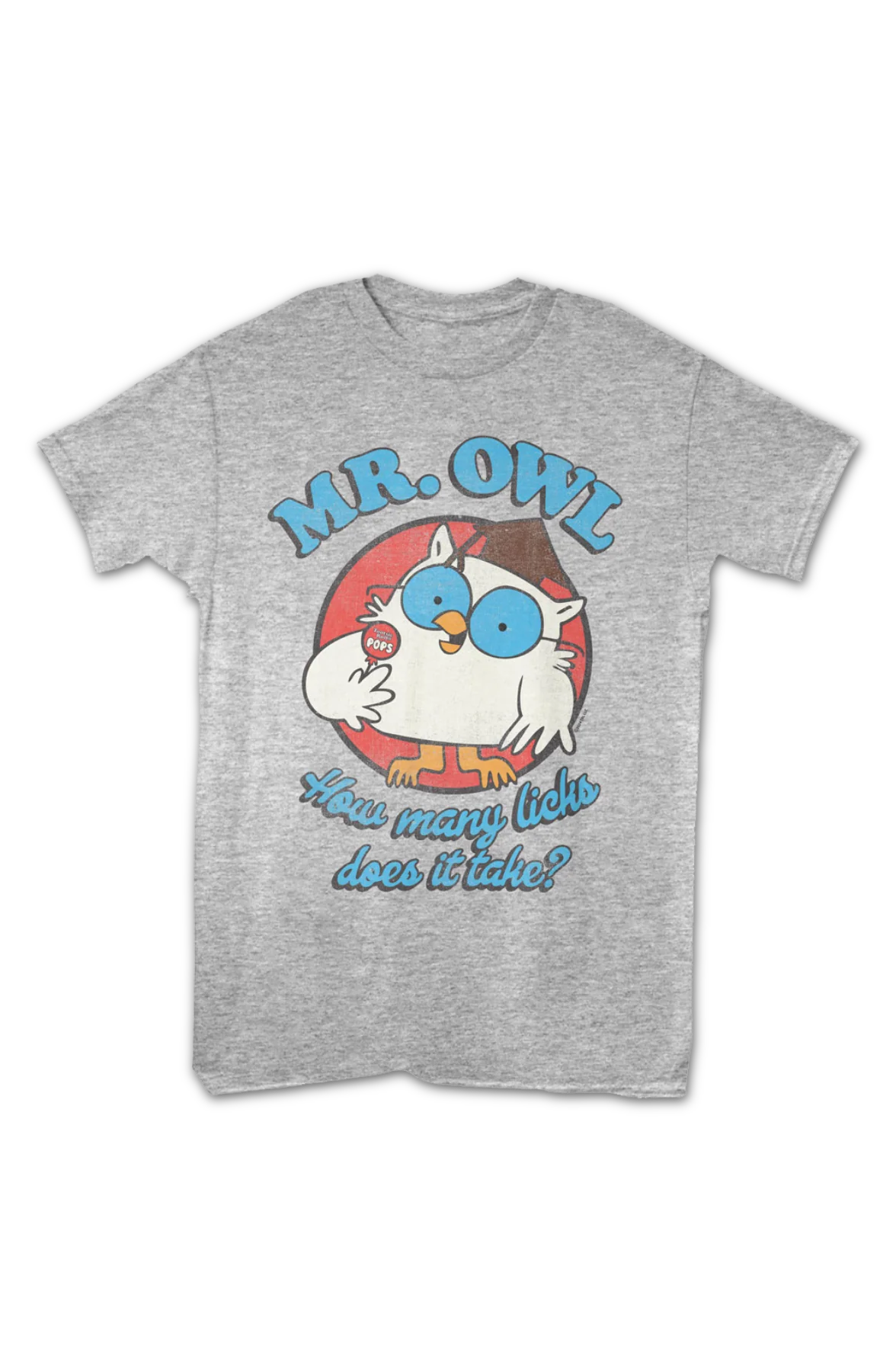 Vintage Mr. Owl How Many Licks Does It Take Tootsie Pop T-Shirt - Image 2