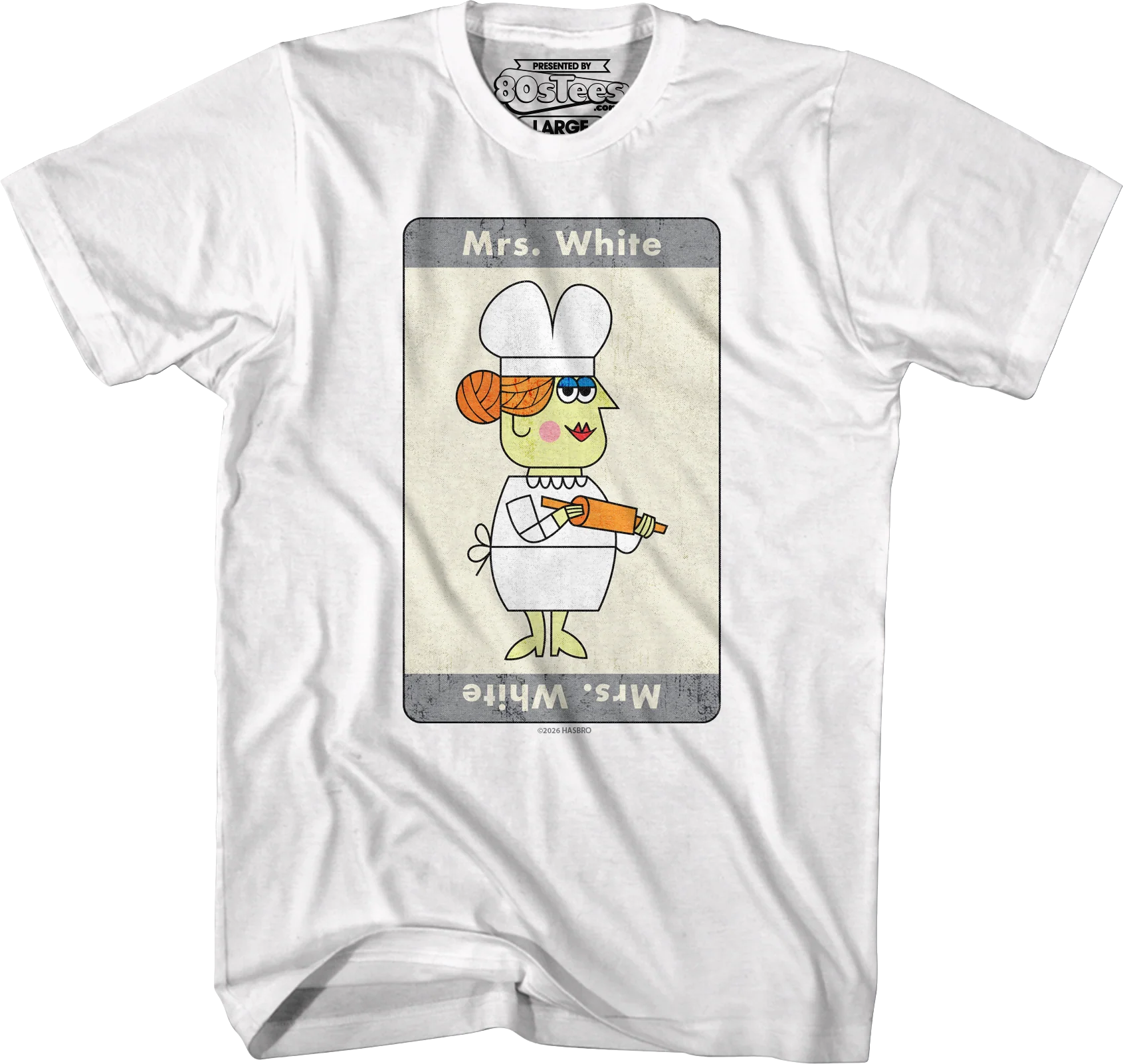 Vintage Mrs. White Clue T-Shirt - Image 5