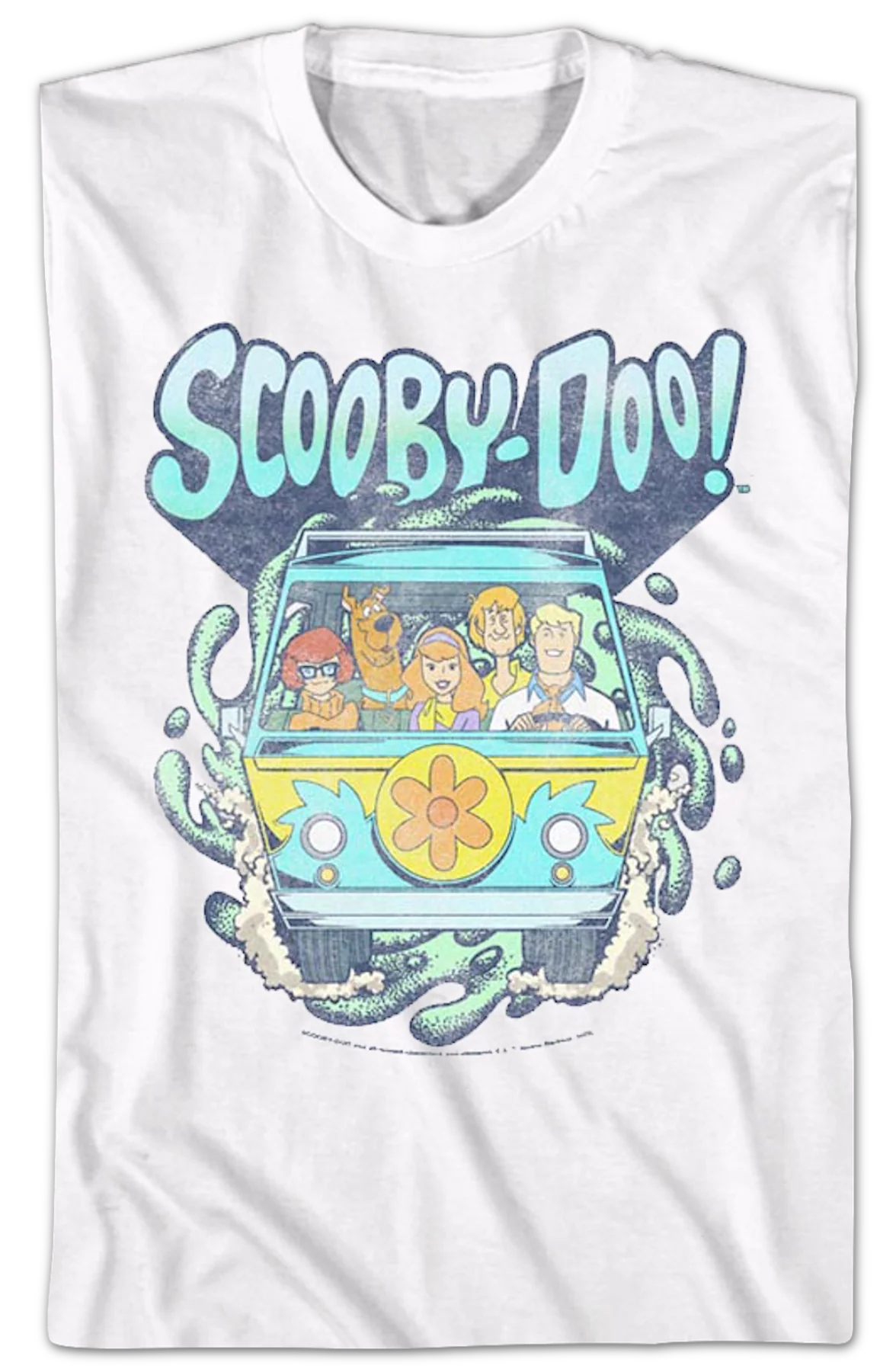 Vintage Mystery Machine Scooby-Doo T-Shirt - Image 2