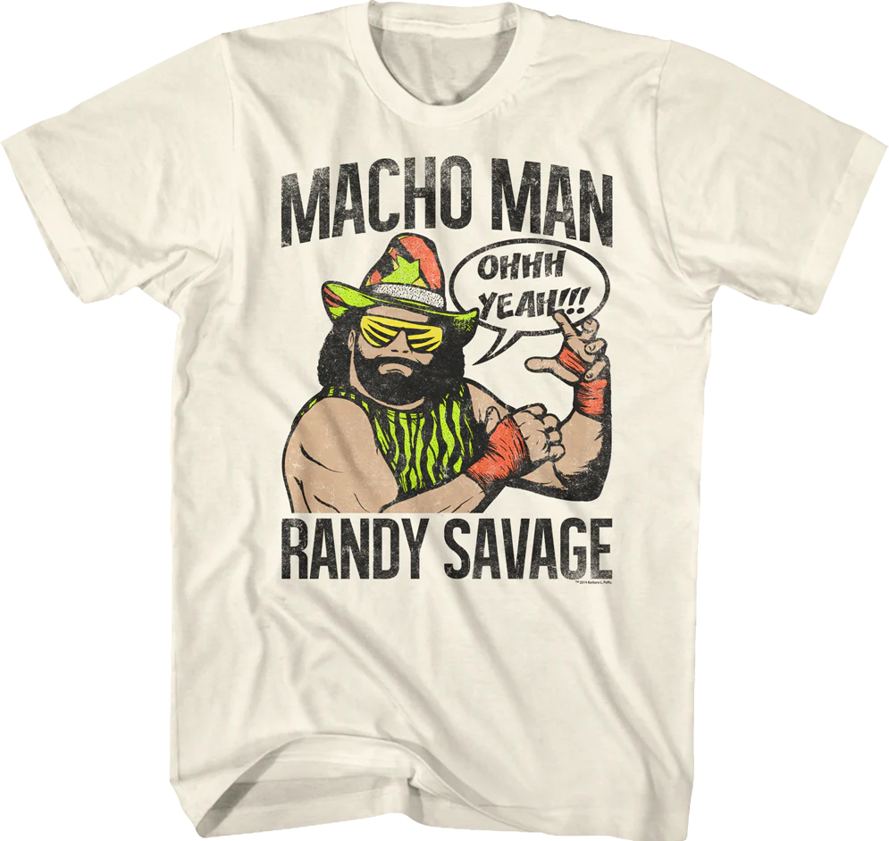 Vintage Ohhh Yeah Macho Man Randy Savage T-Shirt