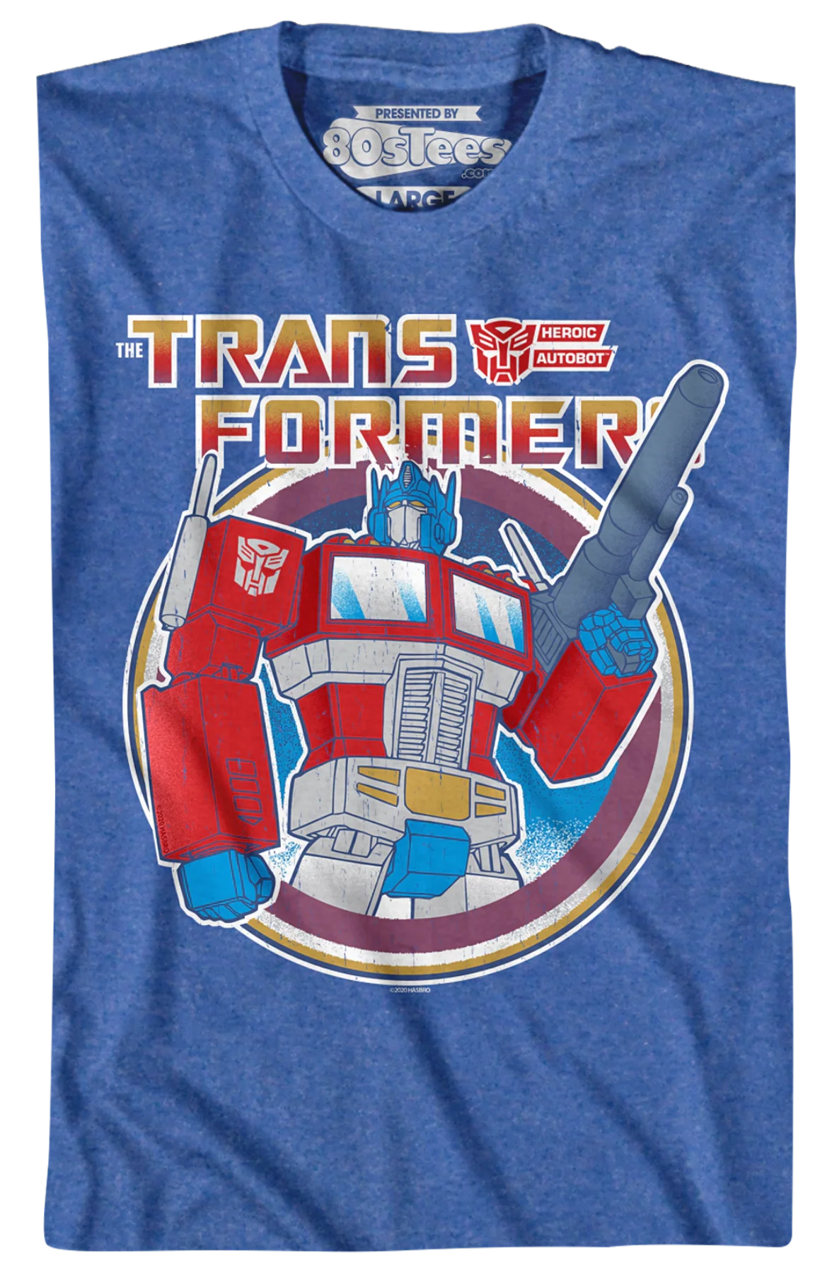 Vintage Optimus Prime Transformers T-Shirt - Image 2