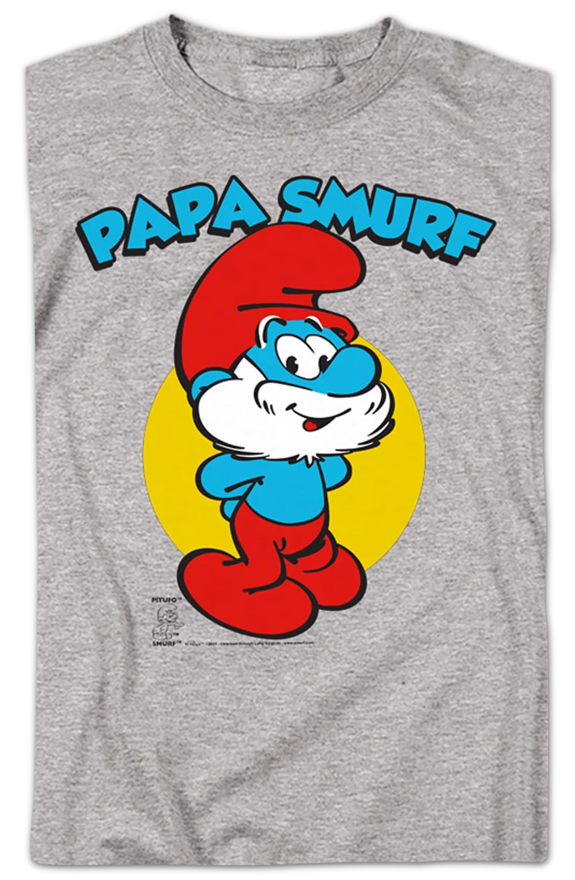 Vintage Papa Smurf T-Shirt - Image 2