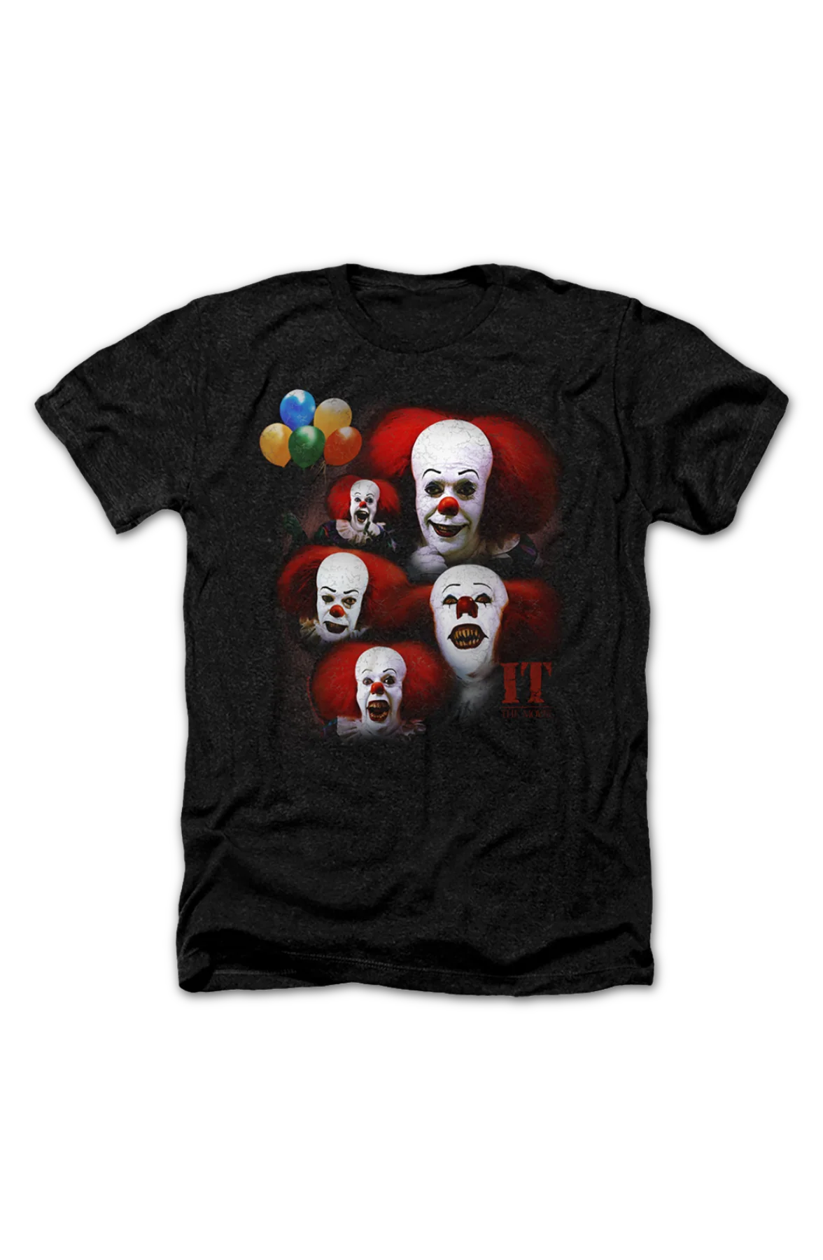 Vintage Pennywise Clown Collage IT Shirt - Image 2