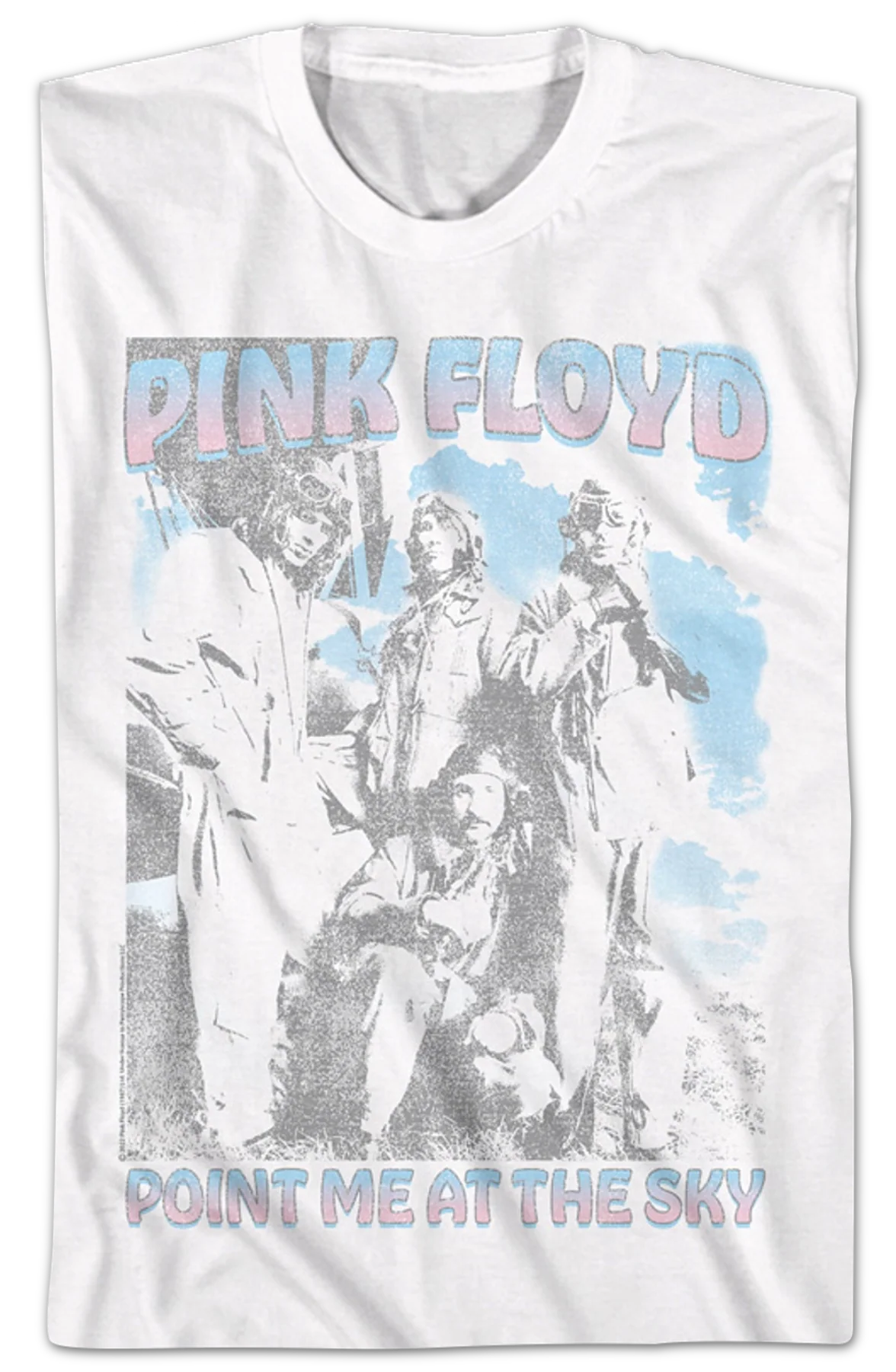 Vintage Point Me at the Sky Pink Floyd T-Shirt - Image 2