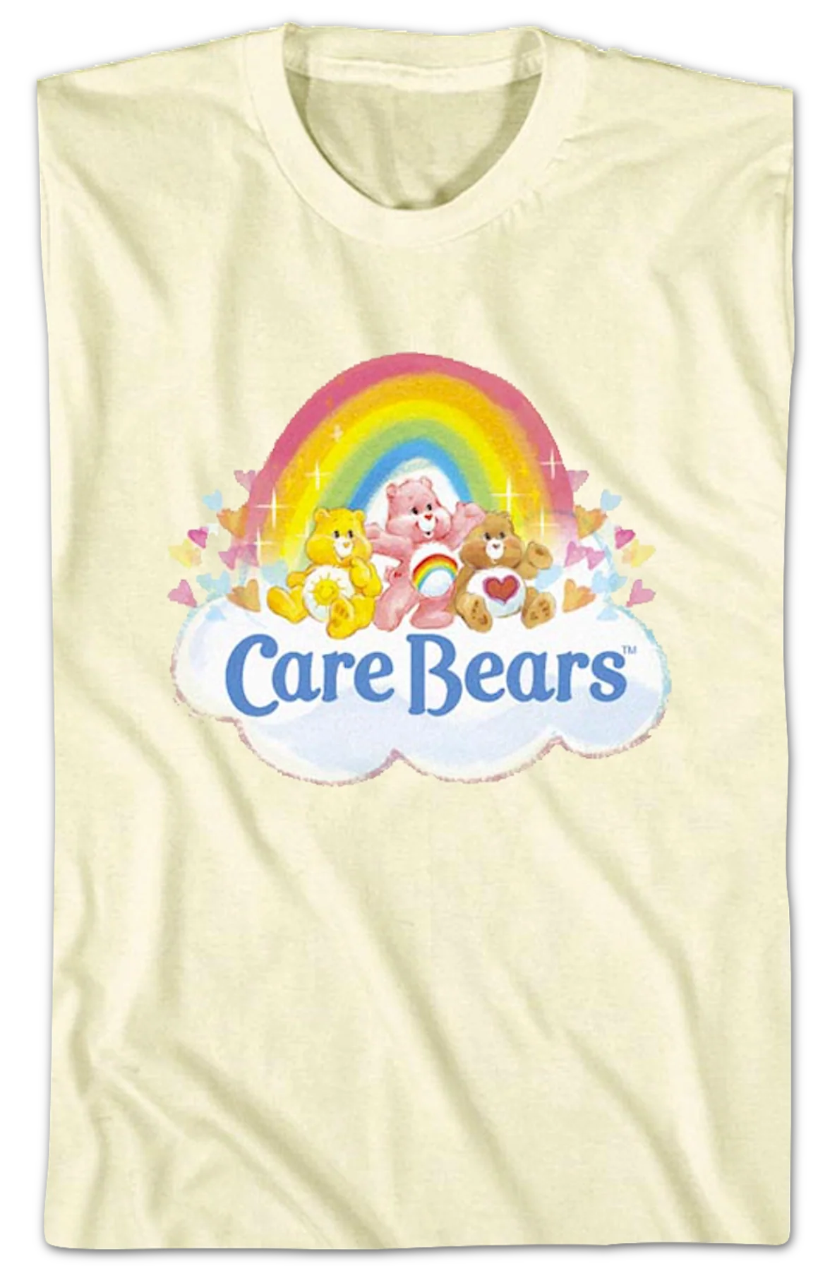 Vintage Rainbow Care Bears T-Shirt - Image 2