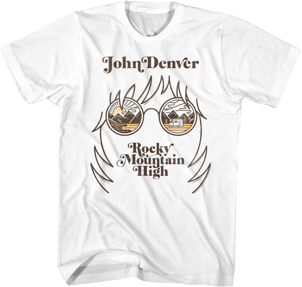 Vintage Rocky Mountain High John Denver T-Shirt