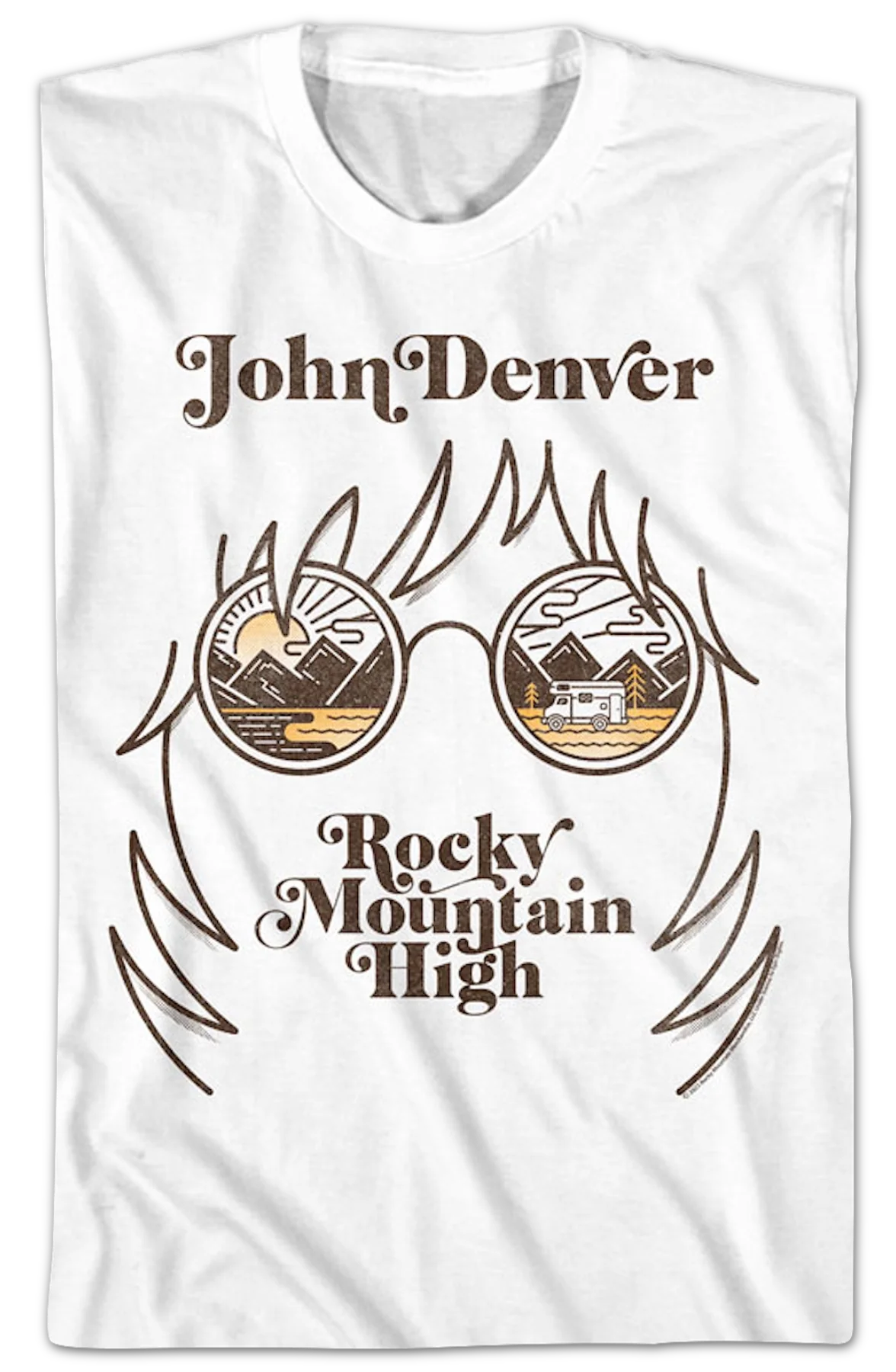 Vintage Rocky Mountain High John Denver T-Shirt - Image 2