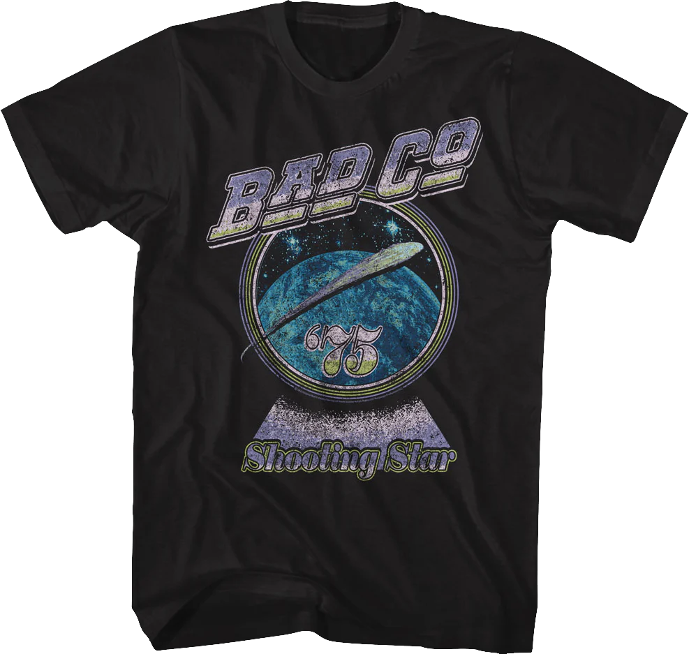 Vintage Shooting Star '75 Bad Company T-Shirt