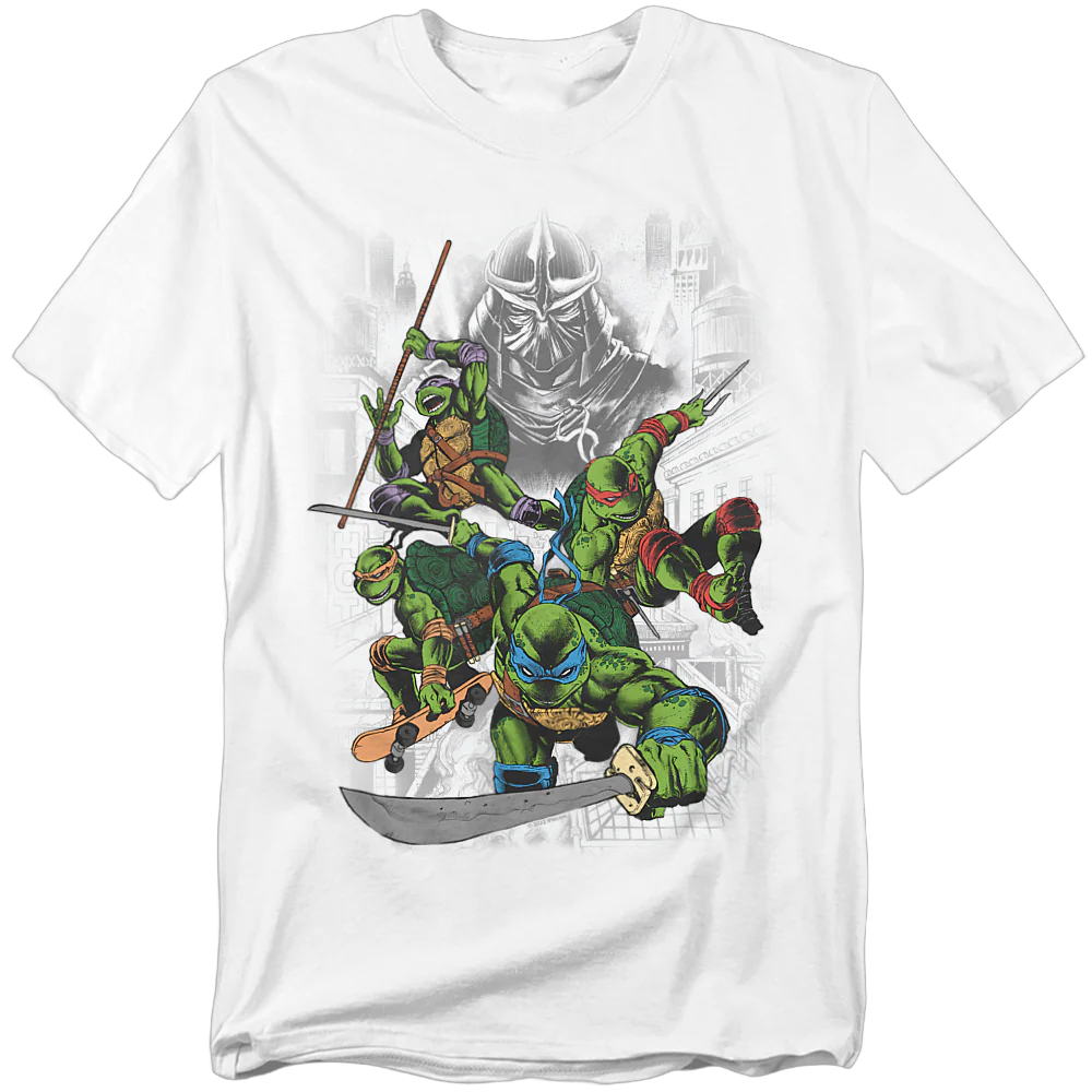 Vintage Shredder and Teenage Mutant Ninja Turtles T-Shirt