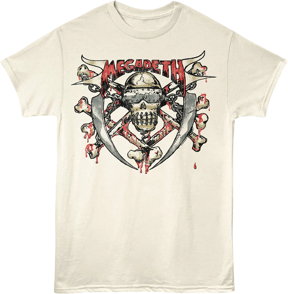 Vintage Skull & Bones Megadeth T-Shirt