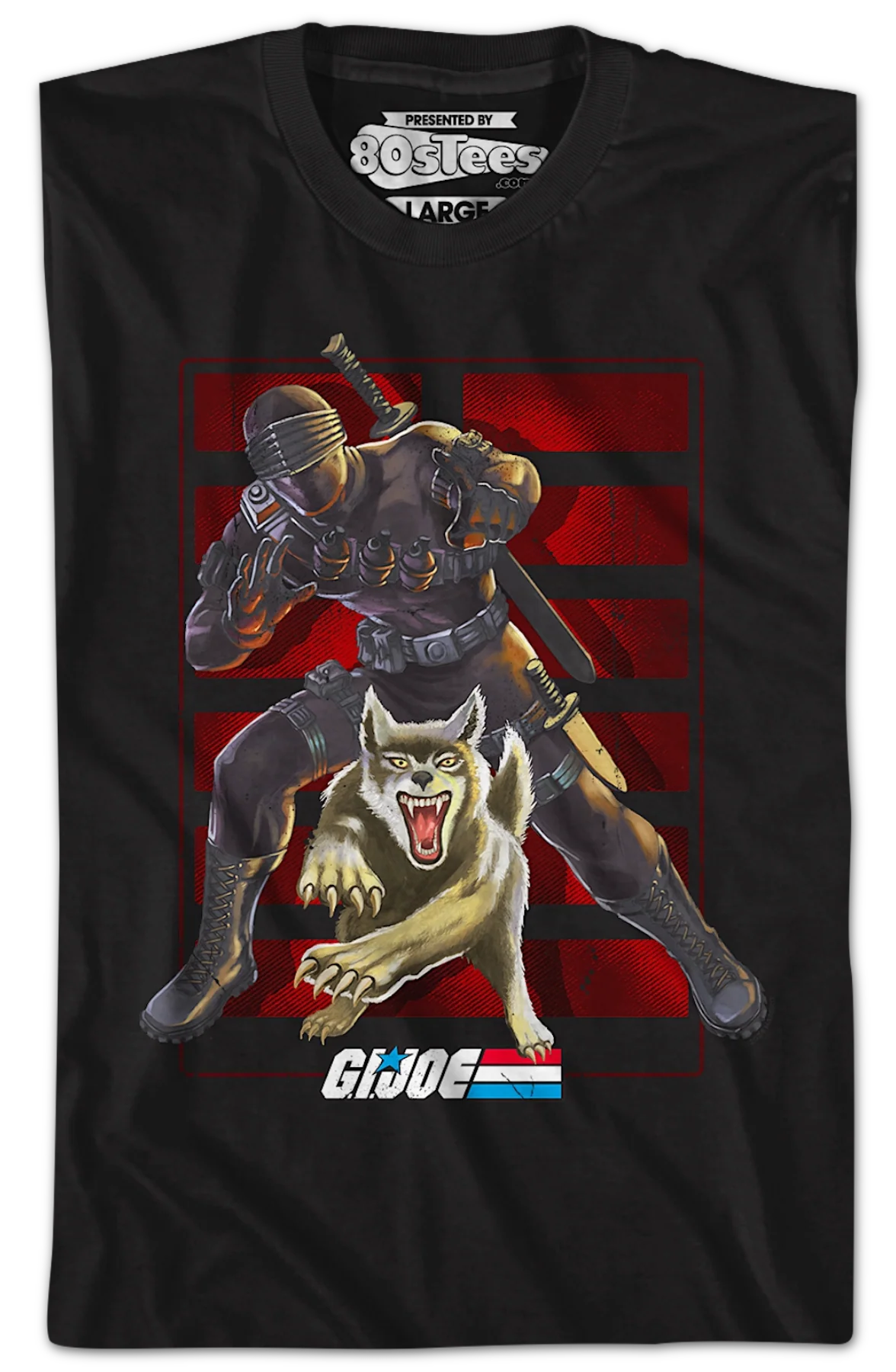 Vintage Snake Eyes & Timber GI Joe T-Shirt - Image 2