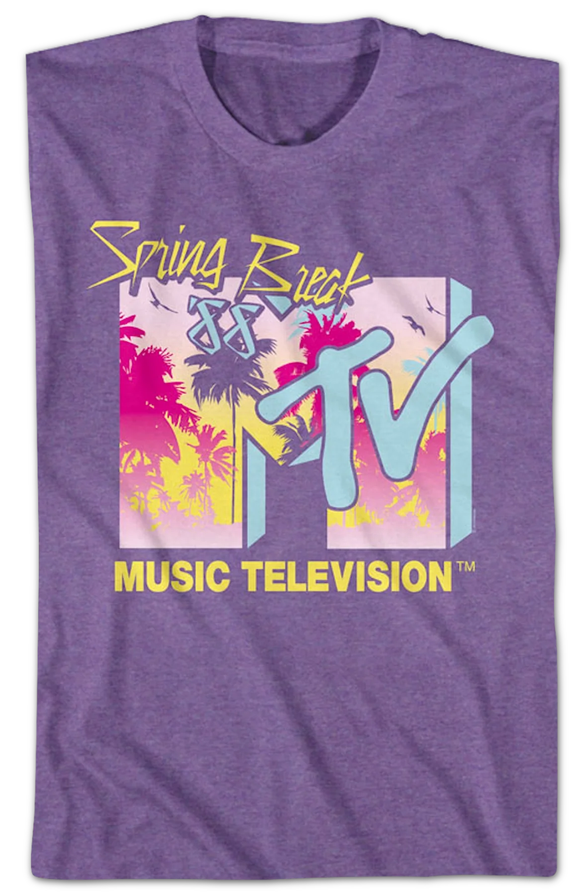 Vintage Spring Break '88 MTV Shirt - Image 2