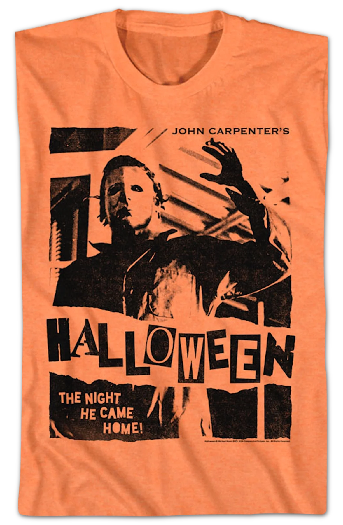 Vintage The Night Michael Myers Came Home Halloween T-Shirt - Image 2