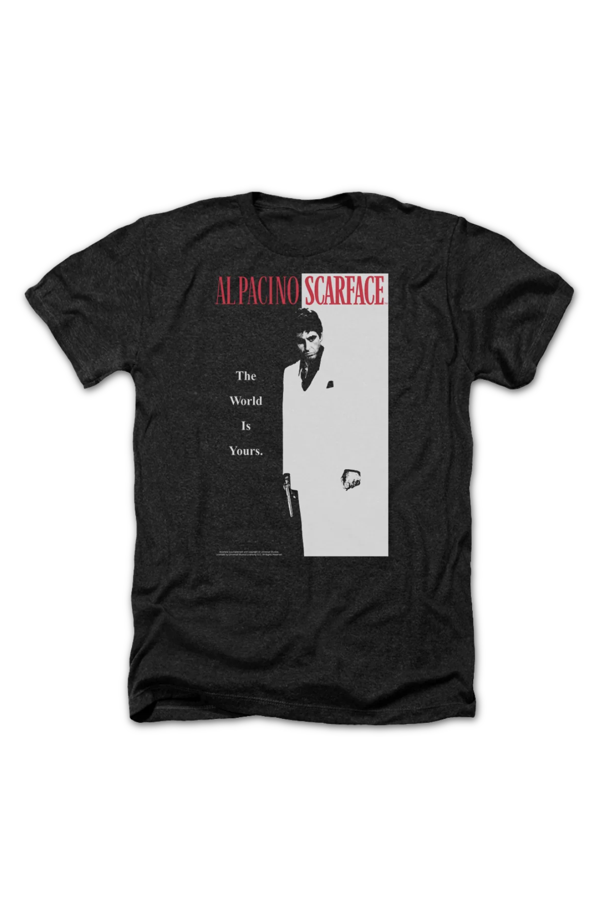 Vintage The World Is Yours Poster Scarface T-Shirt - Image 2