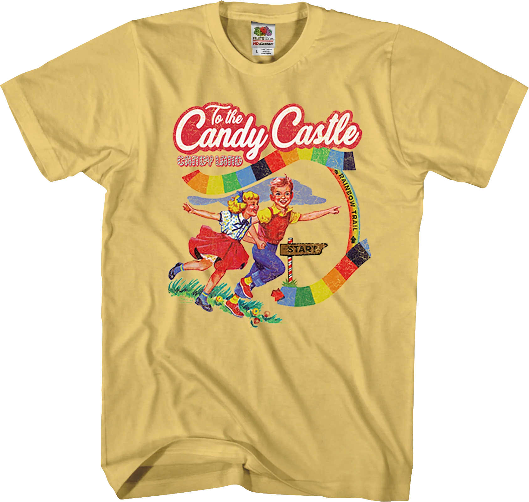 Vintage To the Candy Castle Candy Land T-Shirt