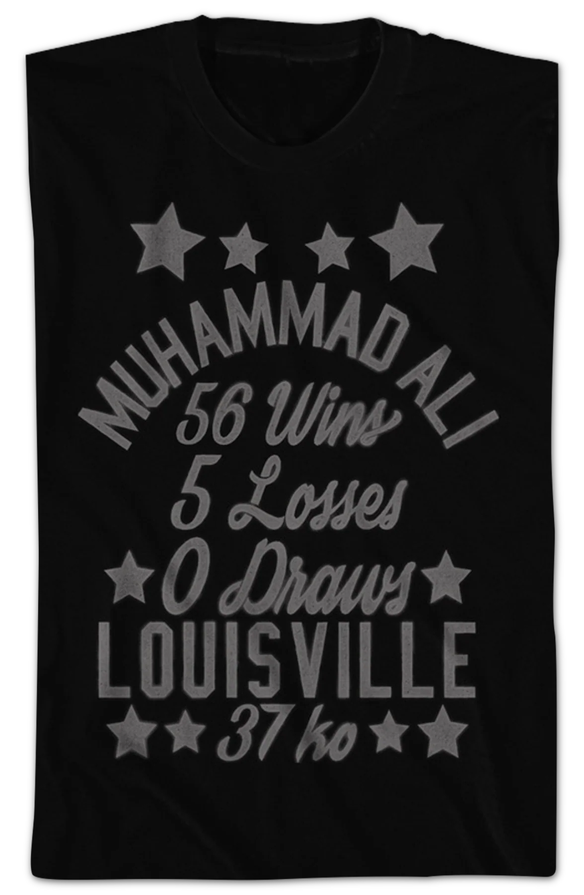 Vintage Wins And Losses Muhammad Ali T-Shirt - Image 2