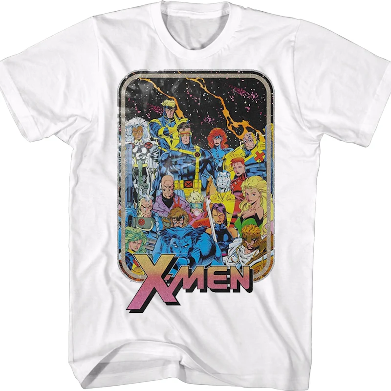 Vintage X-Men Group Picture Marvel Comics T-Shirt