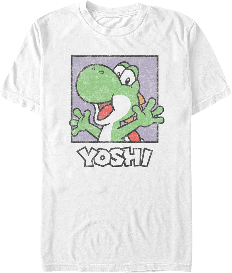 Vintage Yoshi Square Super Mario Bros. T-Shirt