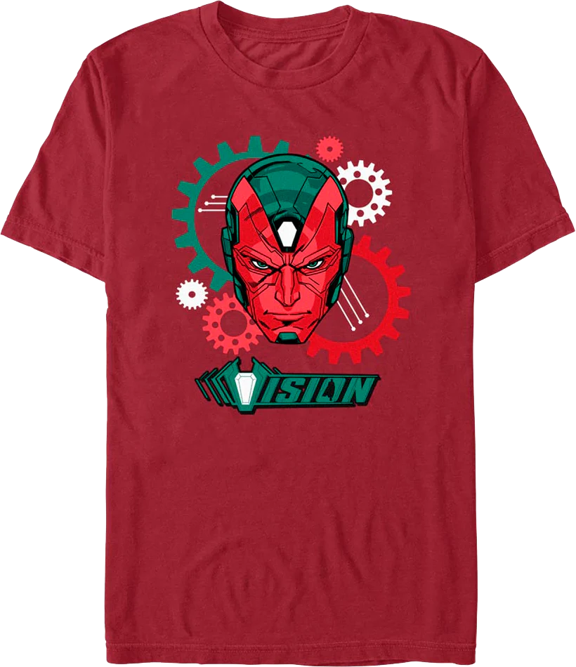 Vision Gear Head Marvel Comics T-Shirt