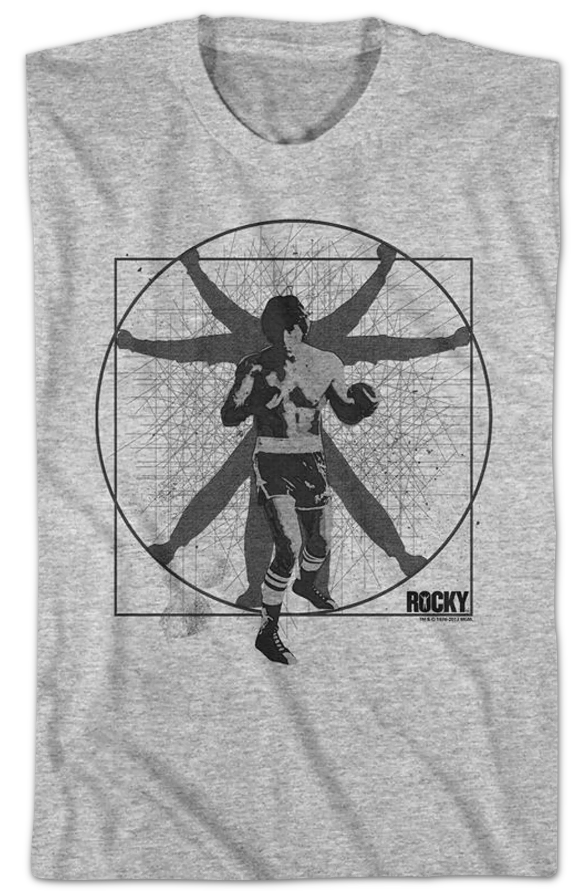 Vitruvian Rocky T-Shirt - Image 2
