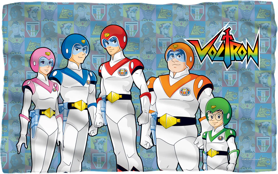 Voltron 36 x 58 Fleece Blanket