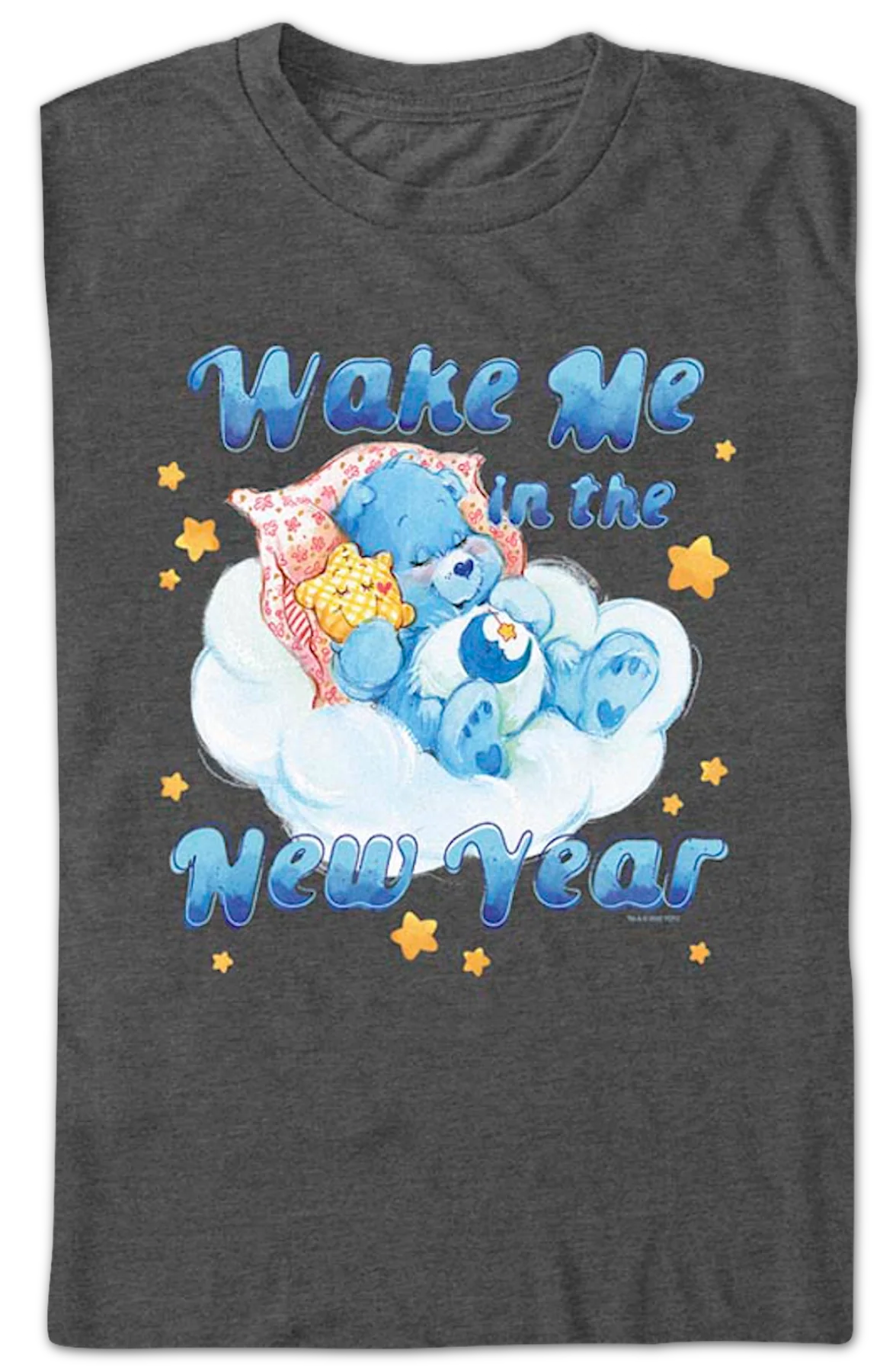 Wake Me in the New Year Care Bears T-Shirt - Image 2
