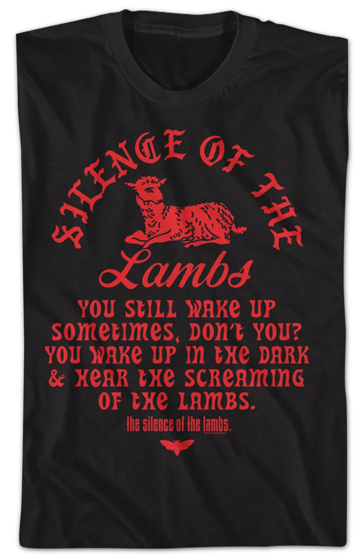 Wake Up in the Dark Silence of the Lambs T-Shirt - Image 2