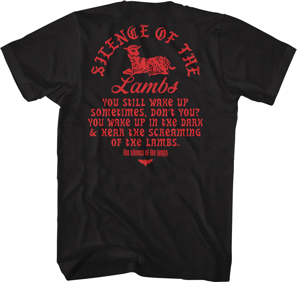 Wake Up in the Dark Silence of the Lambs T-Shirt - Image 3
