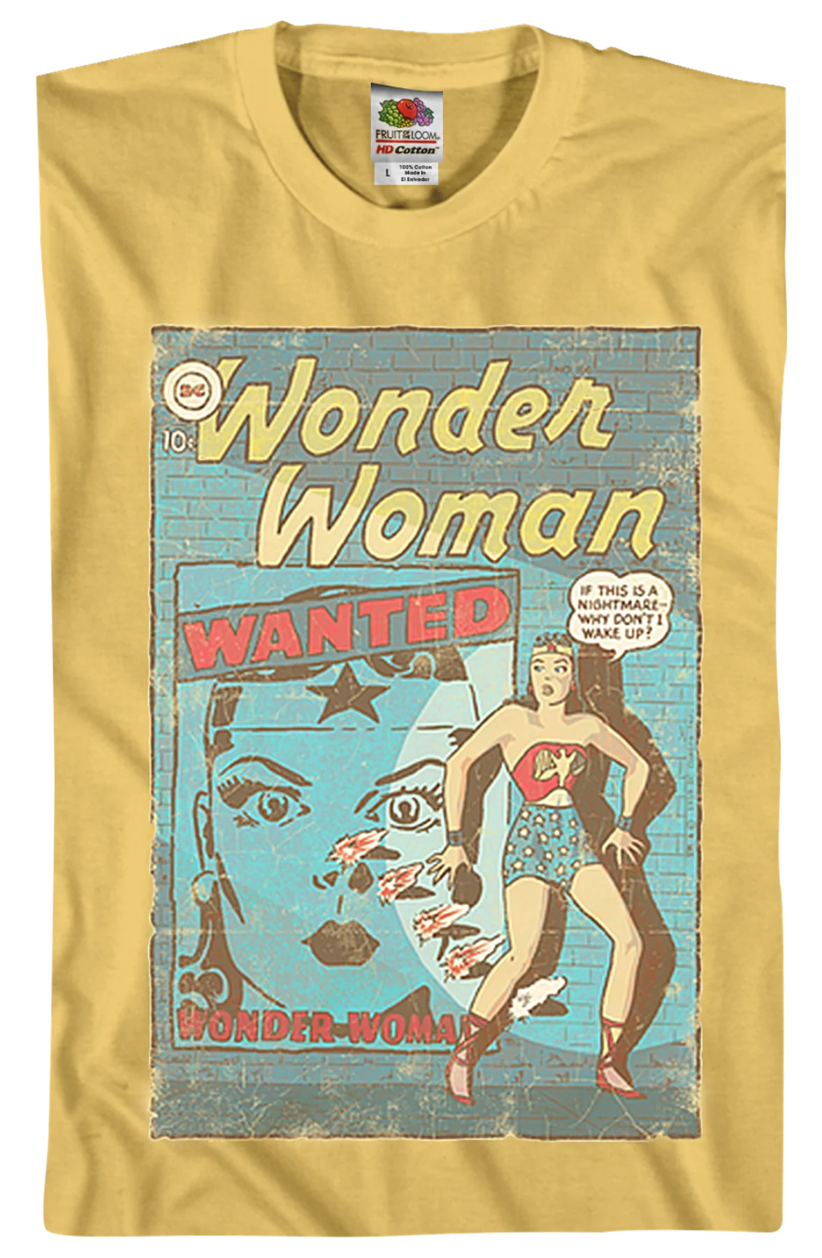 Wanted Wonder Woman T-Shirt - Image 2