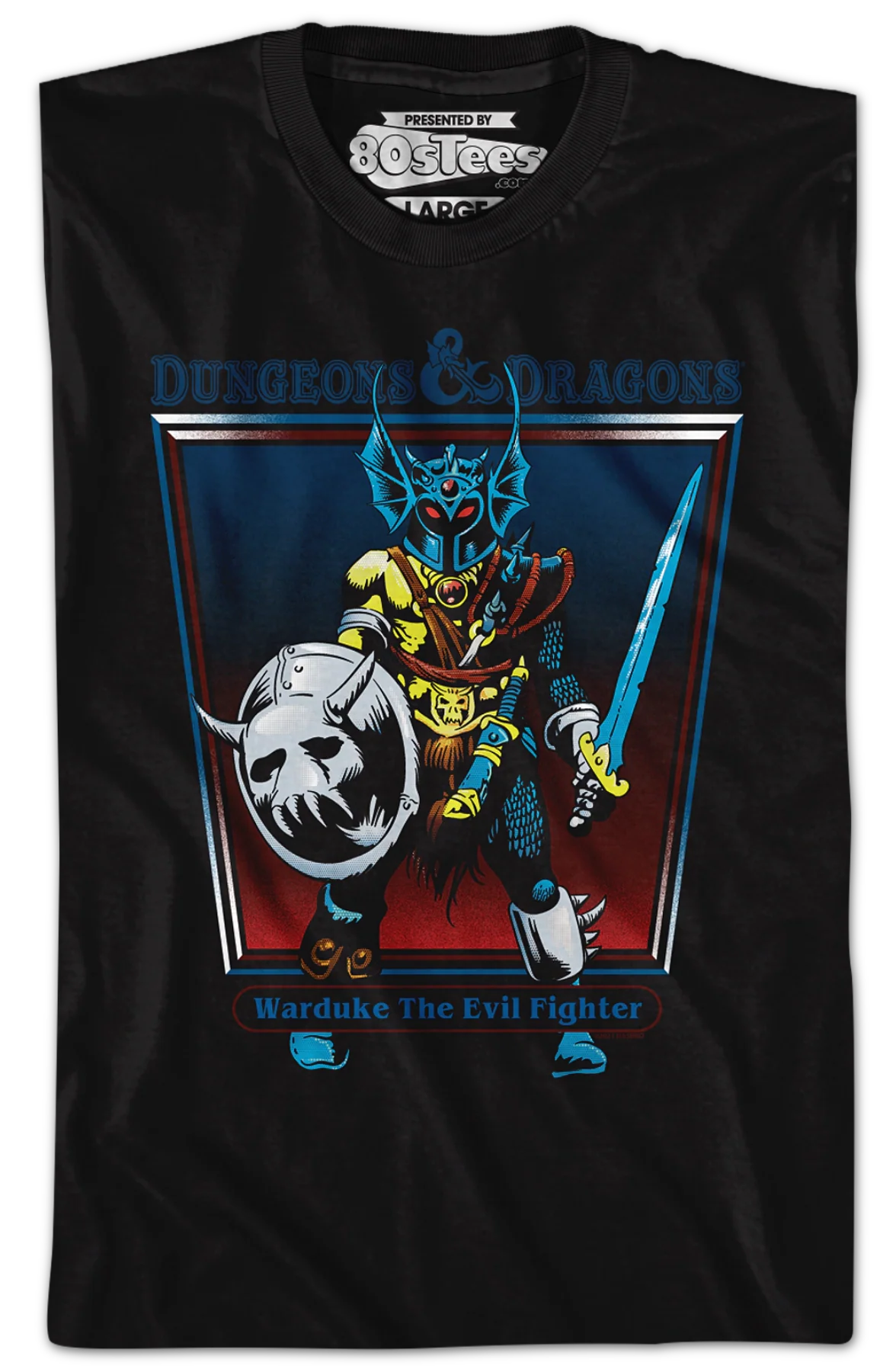 Warduke The Evil Fighter Dungeons & Dragons T-Shirt - Image 2