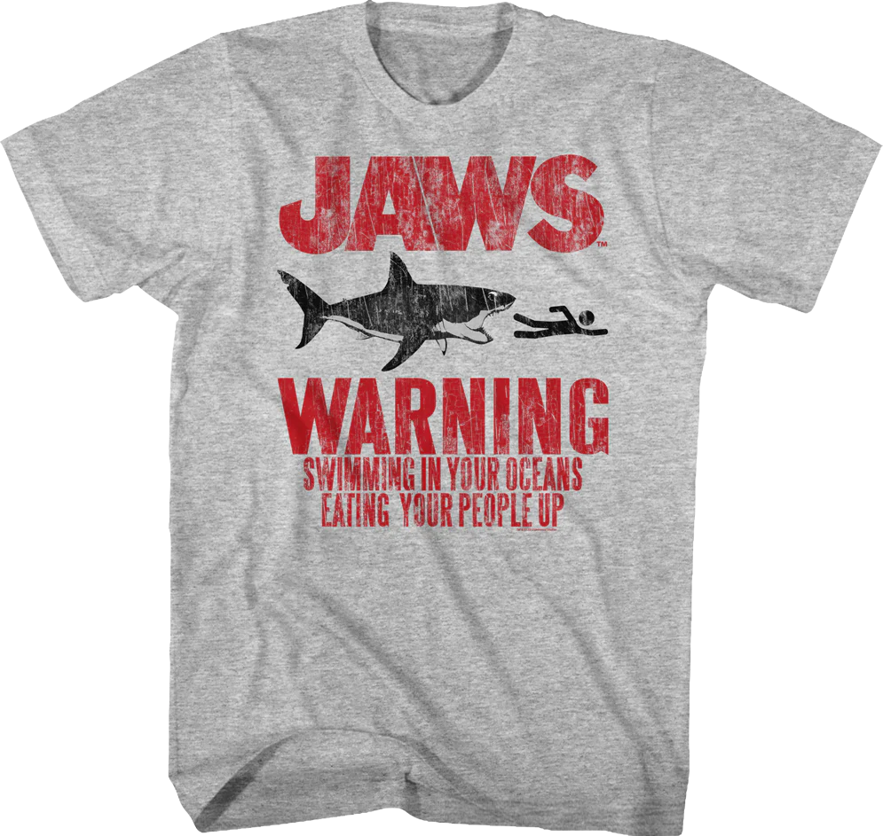 Warning Jaws T-Shirt
