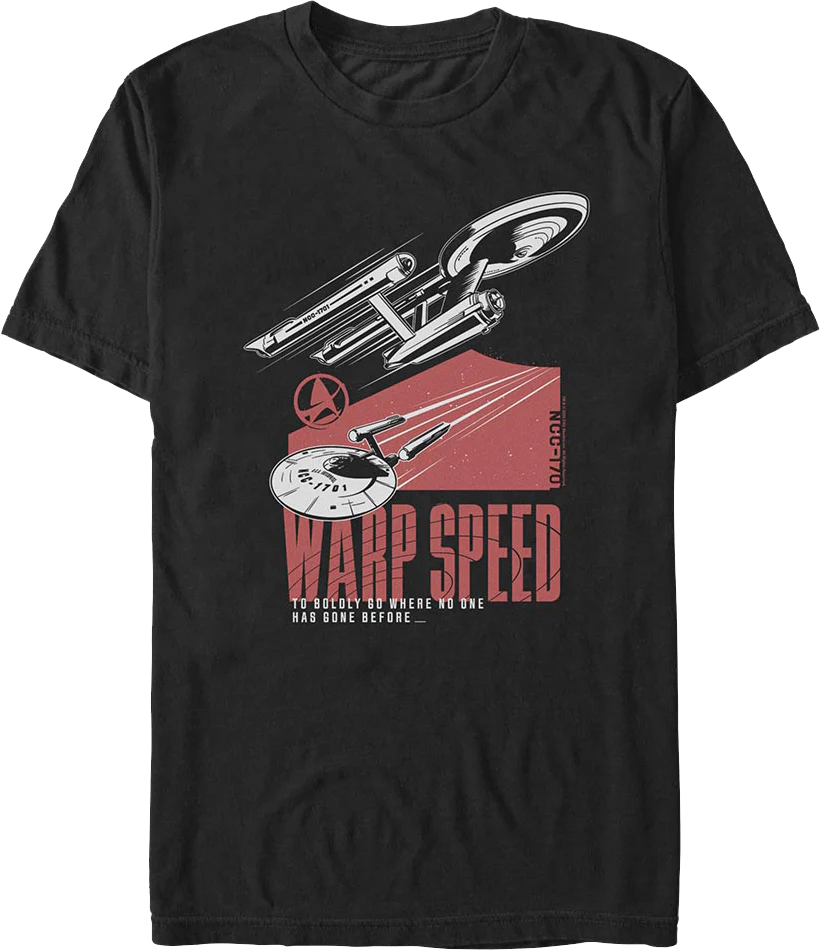 Warp Speed Star Trek T-Shirt
