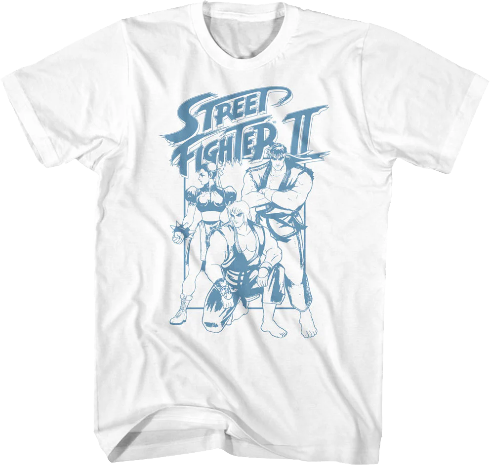 Warrior Poses Street Fighter T-Shirt