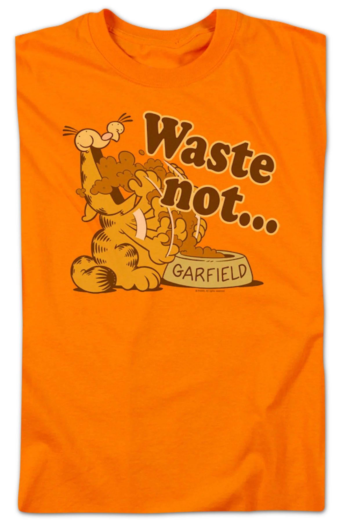 Waste Not Garfield T-Shirt - Image 2