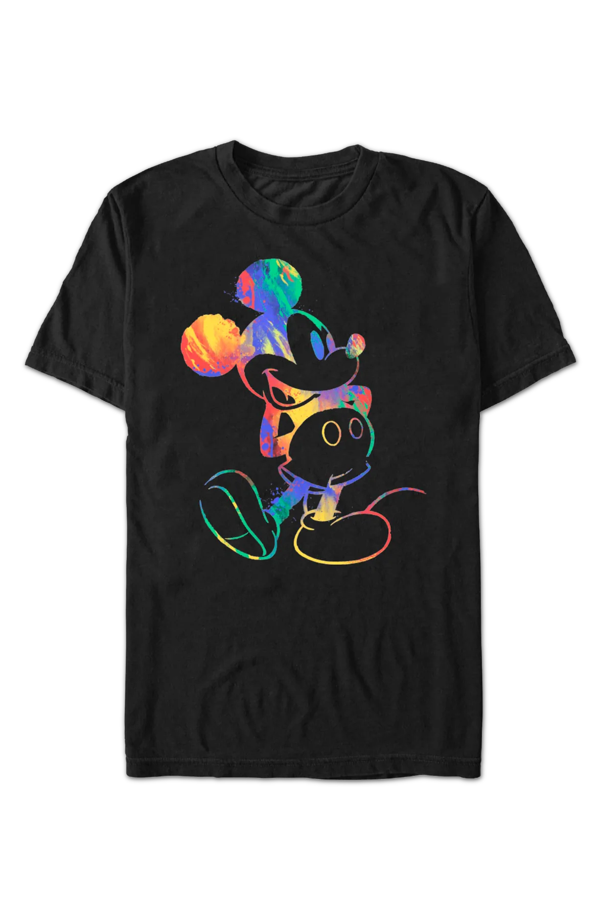 Watercolor Mickey Mouse Disney T-Shirt - Image 2