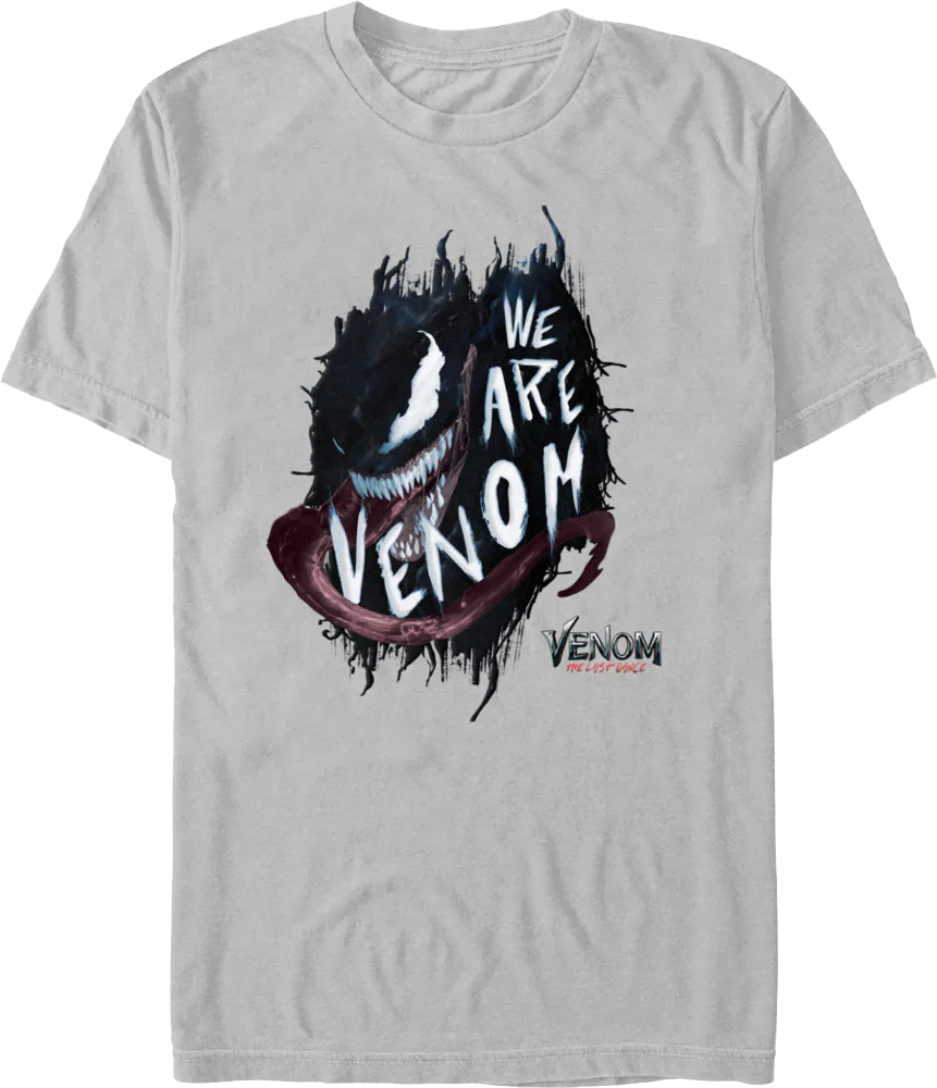 We Are Venom Splattered Venom: The Last Dance Marvel Comics T-Shirt