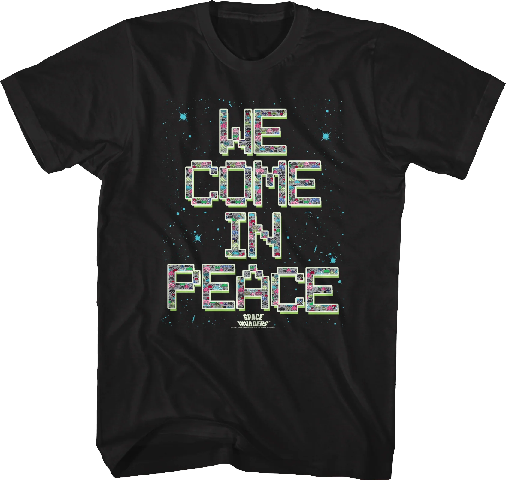 We Come In Peace Space Invaders T-Shirt
