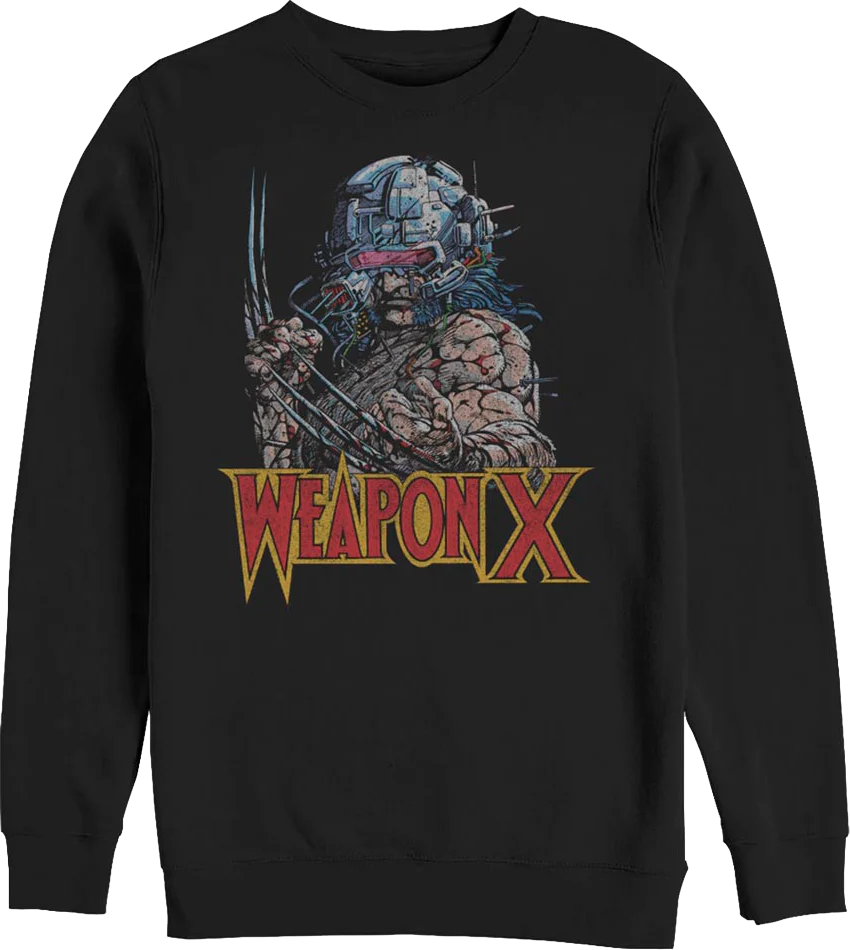 Weapon X Marvel Comics Sweatshirt