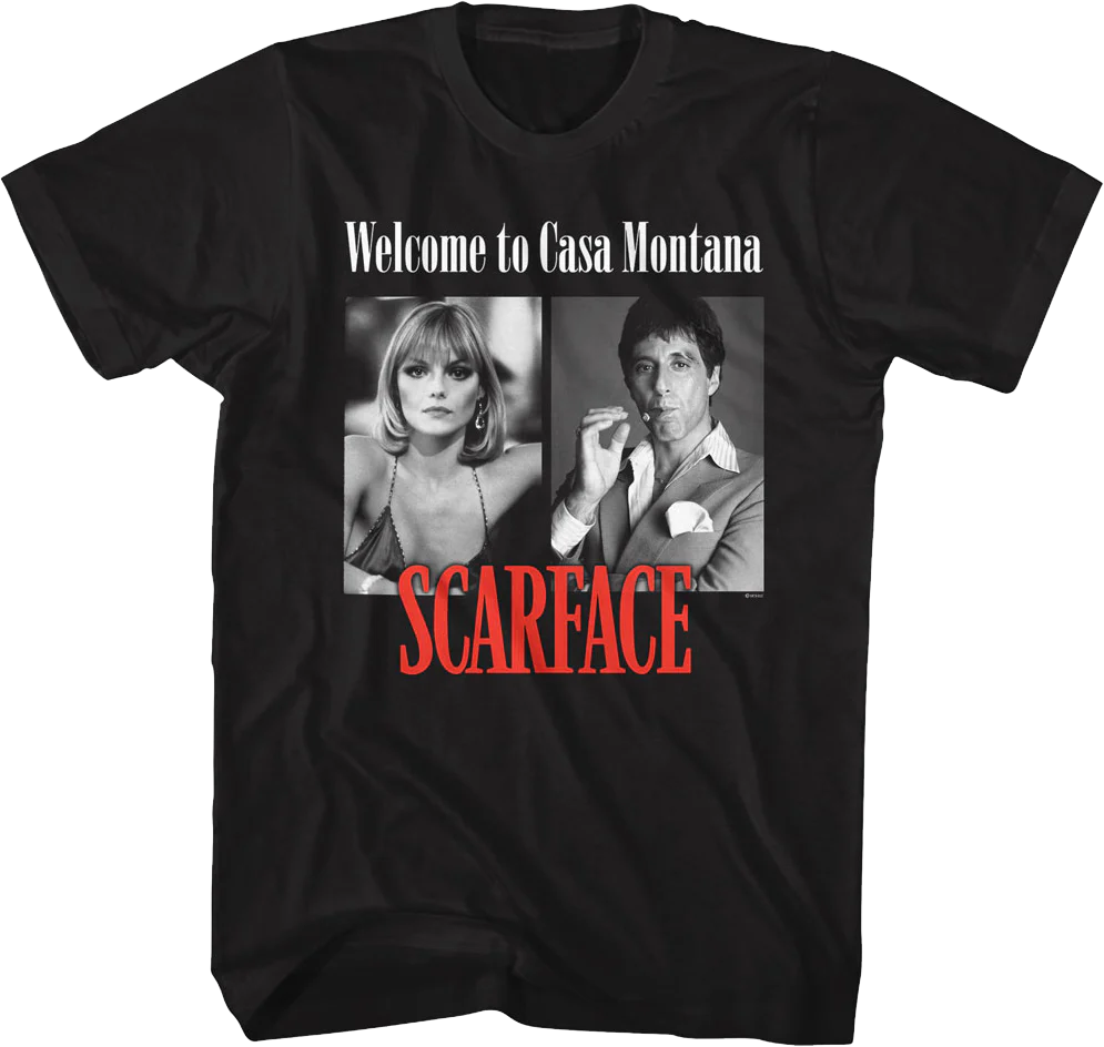 Welcome To Casa Montana Scarface T-Shirt