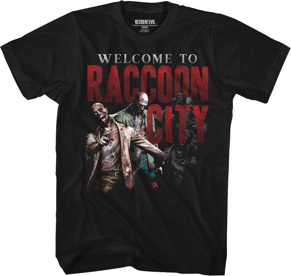 Welcome To Raccoon City Resident Evil T-Shirt