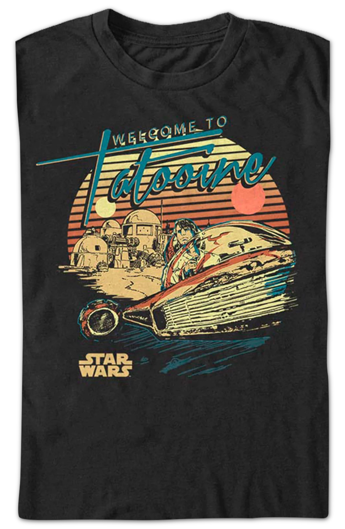 Welcome To Tatooine Star Wars T-Shirt - Image 2