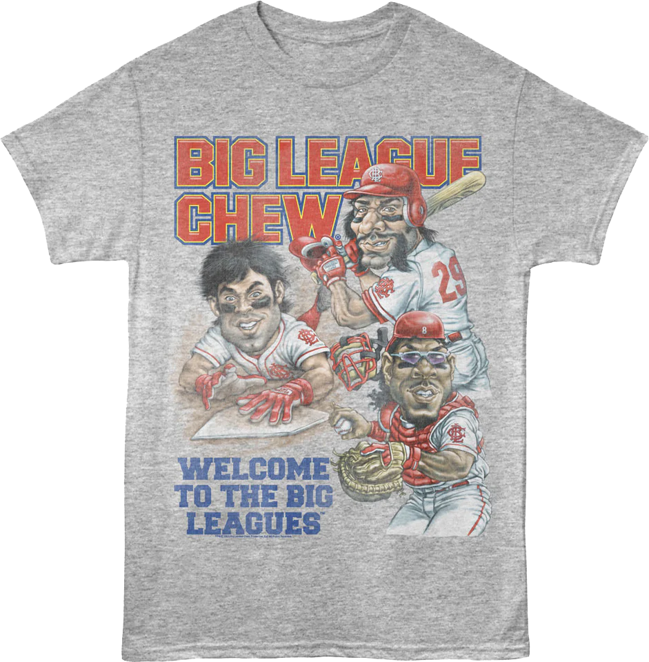 Welcome To The Big Leagues Illustrations Big League Chew T-Shirt