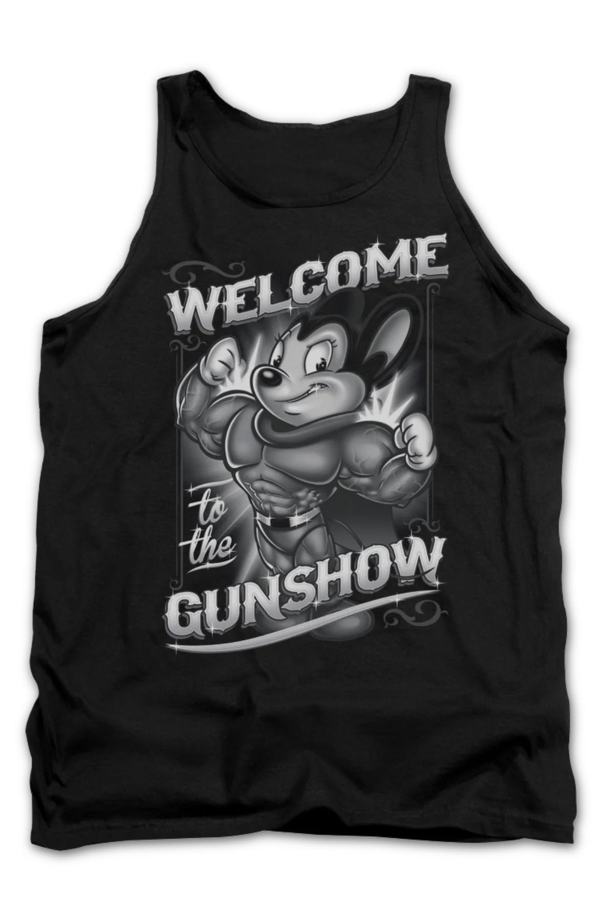Welcome To The Gunshow Mighty Mouse Tank Top - Image 2