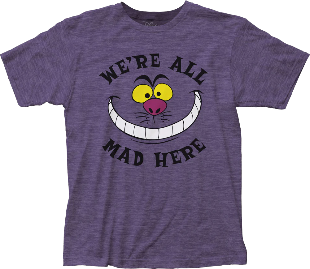 We're All Mad Here Alice In Wonderland T-Shirt