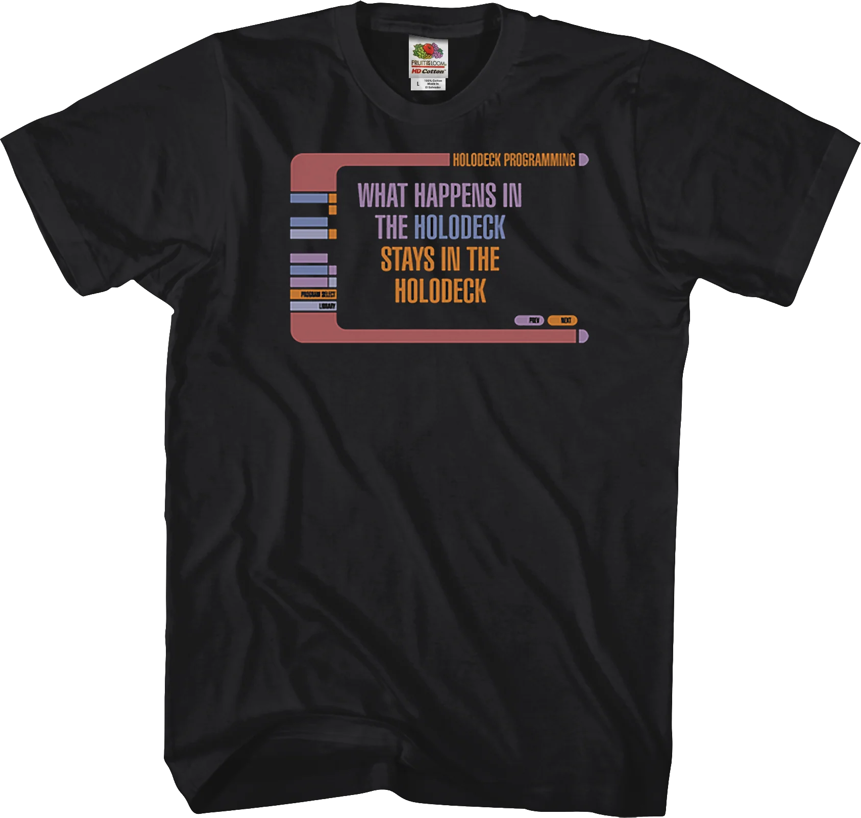 What Happens In The Holodeck Star Trek The Next Generation T-Shirt