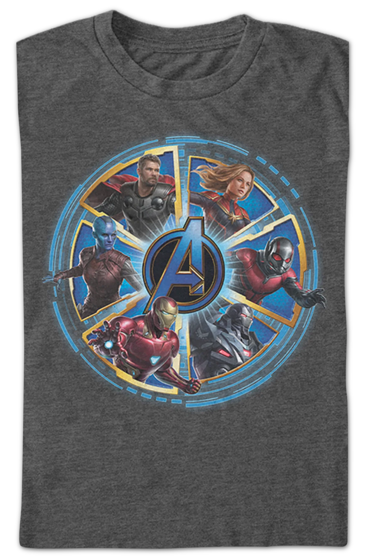 Wheel of Heroes Avengers Endgame T-Shirt - Image 2