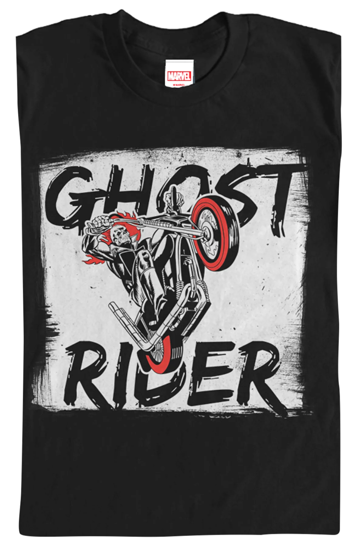 Wheelie Ghost Rider Marvel Comics T-Shirt - Image 2