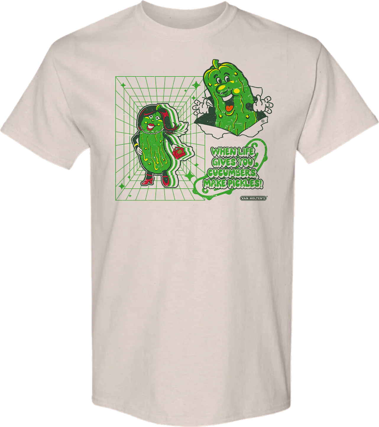 When Life Gives You Cucumbers Van Holten's Pickles T-Shirt