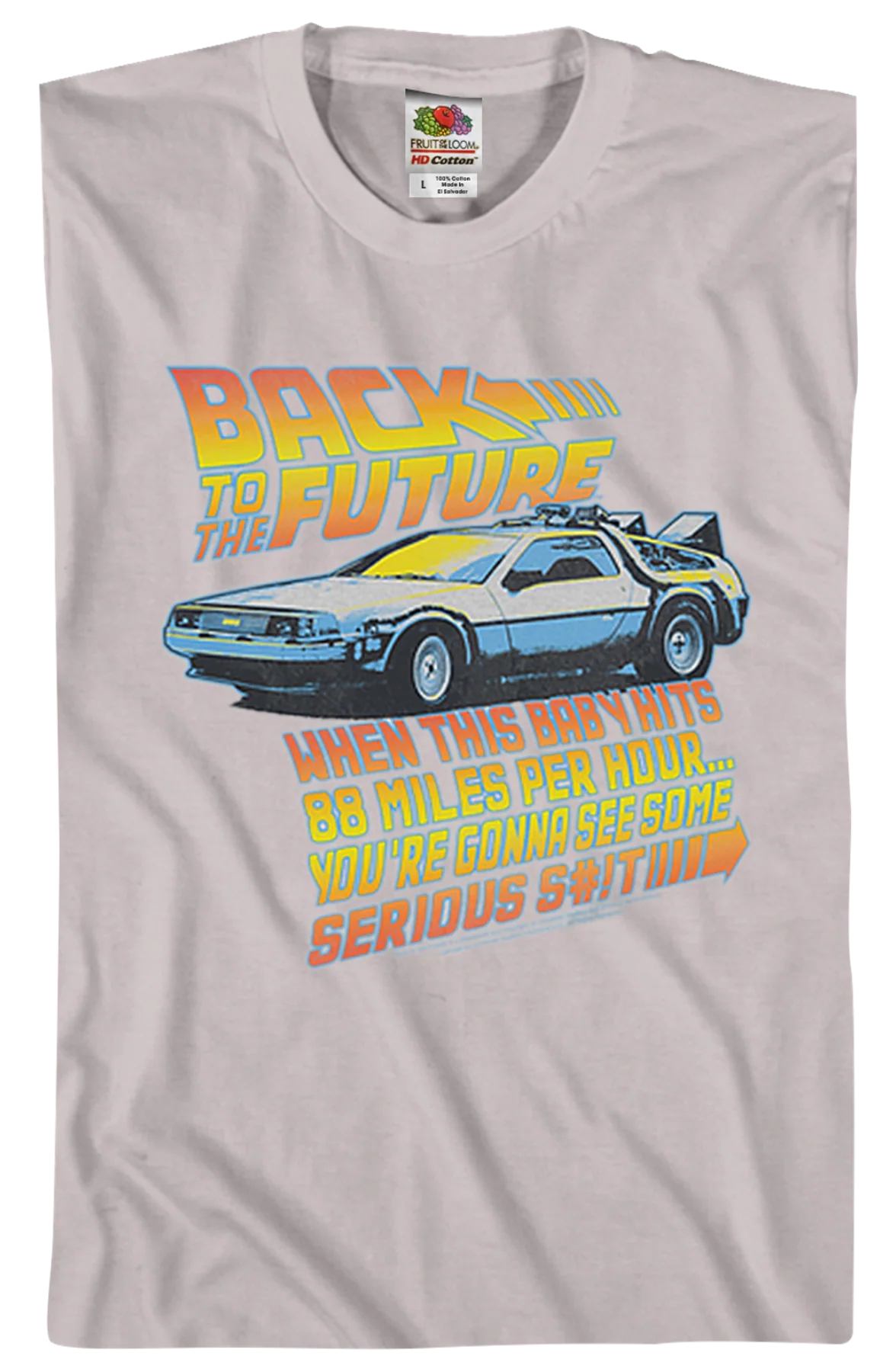 When This Baby Hits 88 Miles Per Hour Back To The Future T-Shirt - Image 2