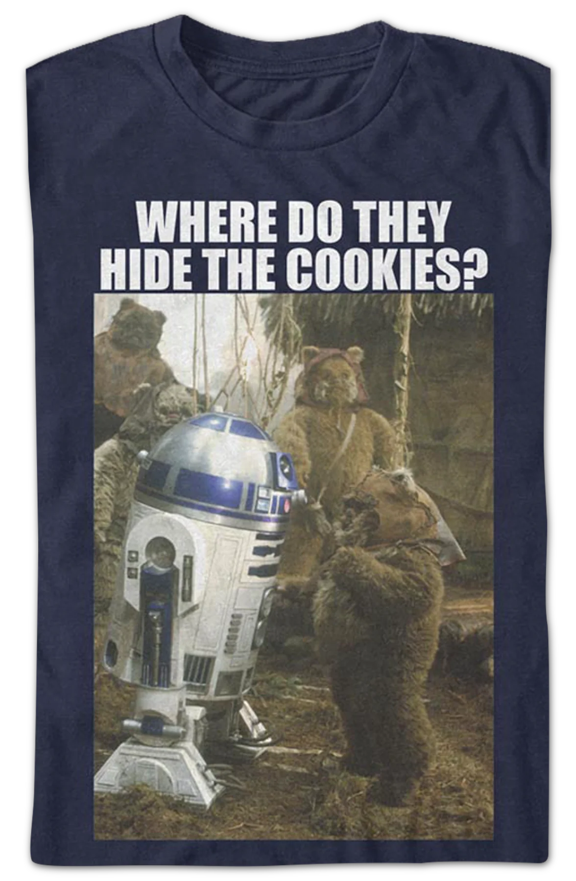 Where Do They Hide The Cookies Star Wars T-Shirt - Image 2